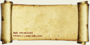 Dejana Roglić vizit kartica